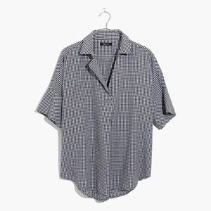 Button back courier shirt